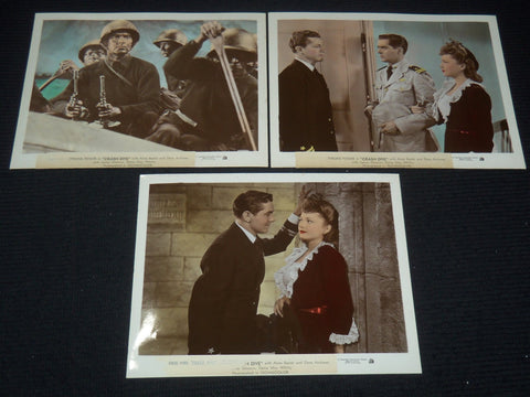 CRASH DIVE MOVIE STILLS - POWER - ANDREWS - LOT OF 3 PHOTOS - 8x10 - #131