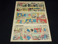 1960 MARCH 13 INGEMAR JOHANSSON SCHICK RAZOR COLOR COMICS AD - UP 17C