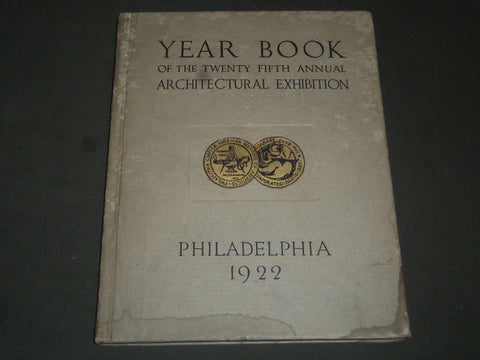 1922 THE PHILADELPHIA ARCHITECTURAL EXHIBITION VOLUME - NICE PHOTOS - KD 3681