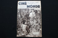 1933 FEBRUARY 9 CINE MONDE - FRENCH MAGAZINE - JOEL MCCREA COVER - E 25605