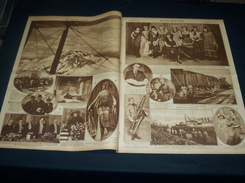 1920 FEBRUARY 15 NEW YORK TIMES PICTURE SECTION - GASSED BY SARGENT - NT 8773