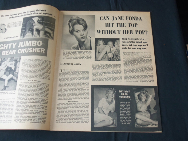 1960 FEBRUARY THE NATIONAL POLICE GAZETTE MAGAZINE - JANE FONDA - B 5695
