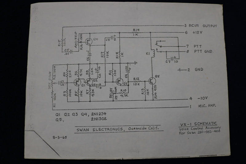 1965 SWAN MODEL 350 OPERATION AND MAINTENANCE CATALOG - K 763
