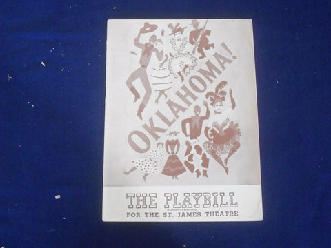 1945 MAY 6 PLAYBILL PROGRAM - OKLAHOMA - RUTH WESTON - J 6468