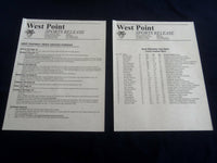 1998 OCTOBER 17 SOUTHERN MISSISSIPPI AT ARMY FOOTBALL GAME PRESS KIT - ST 4628E