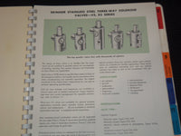 1960'S SKINNER ELECTRIC VALVES GENERAL CATALOG V66 - NICE PHOTOS - KD 3912C