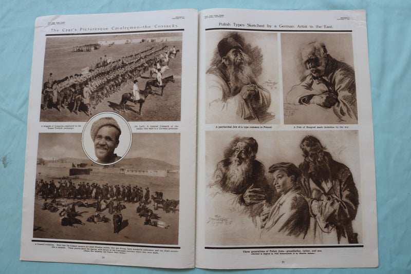 1915 OCTOBER 7 NEW YORK TIMES MID-WEEK PICTORIAL - KING ALBERT I - NP 9115