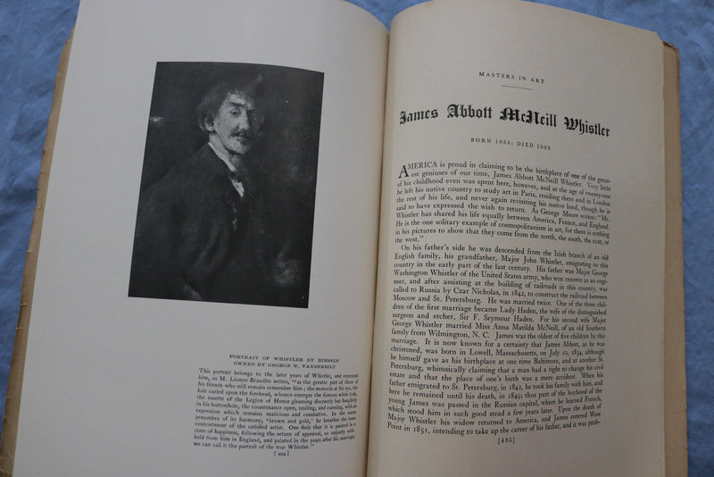 1907 DECEMBER MASTERS IN ART ILLUSTRATED MONOGRAPHS - JAMES WHISTLER - ST 5508Q