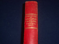 1907 STATUTES OF THE PROVINCE OF ONTARIO 7TH YEAR OF REIGN KING EDWARD - KD 2656