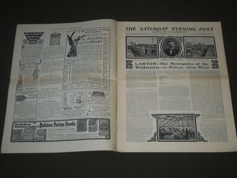 1901 SEPTEMBER 7 THE SATURDAY EVENING POST MAGAZINE - ILLUSTRATED COVER - SP 548