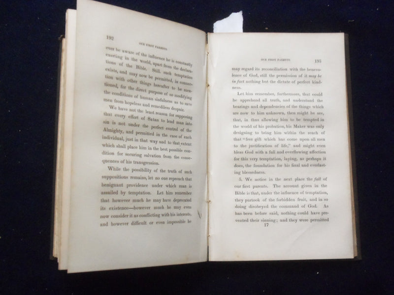 1855 THEORY OF THE MORAL SYSTEM HARDCOVER BOOK - KD 8454
