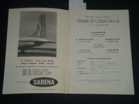 1956 SEPTEMBER 6 TERME DI CARACALLA PROGRAM - TOSCA - GIOCOMO PUCCINI - J 4288