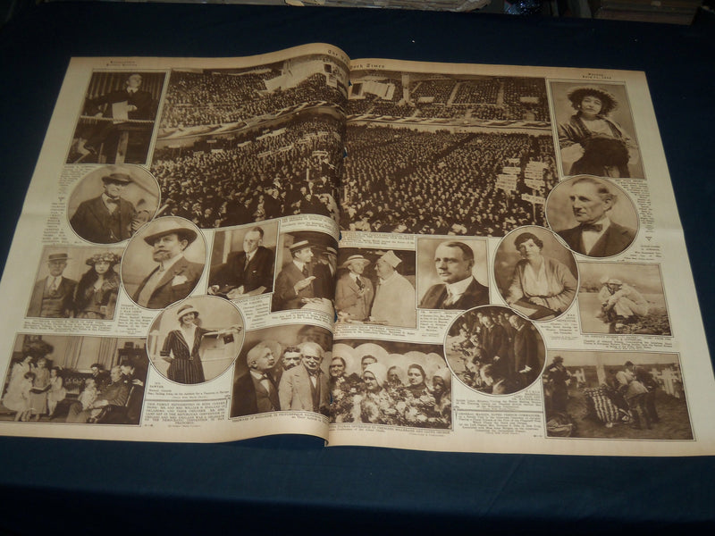 1920 JULY 11 NEW YORK TIMES PICTURE SECTION NO. 4 - GOVERNOR COX - NT 8766