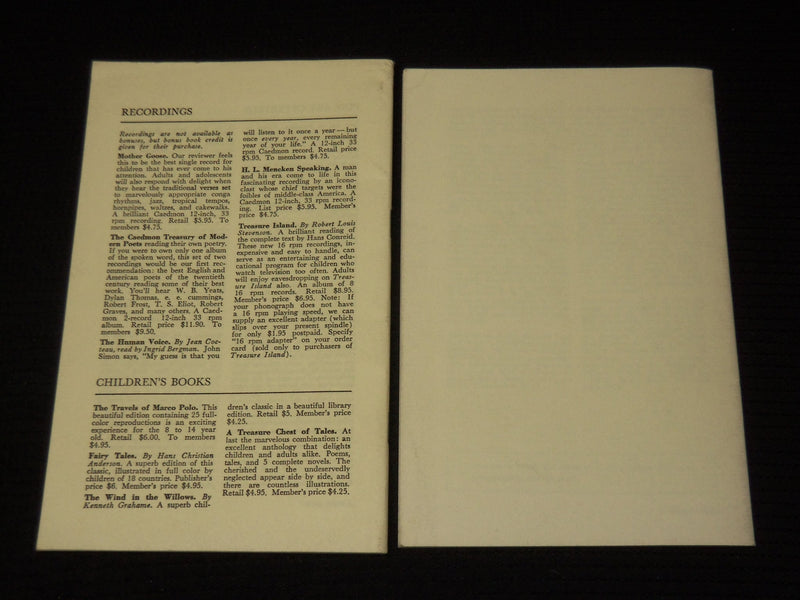 1961 THE MID CENTURY MAGAZINE LOT OF 2 ISSUES - THRILLING - K 648
