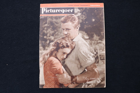 1947 AUGUST 2 PICTUREGOER MAGAZINE - VAN JOHNSON & JANET LEIGH COVER - E 25976