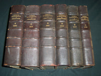 1932-1938 JOURNAL DE RADIOLOGIE ET D'ELECTROLOGIE BOUND VOLUMES LOT OF 6 - KD 6