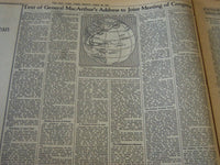1951 APRIL 20 NEW YORK TIMES - M'ARTHUR CALLS ASIA POLICY 'BLIND