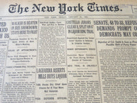 1927 JAN 21 NEW YORK TIMES - COSTELLO JURORS CLEAR 8 IN LIQUOR TRIAL - NT 6368