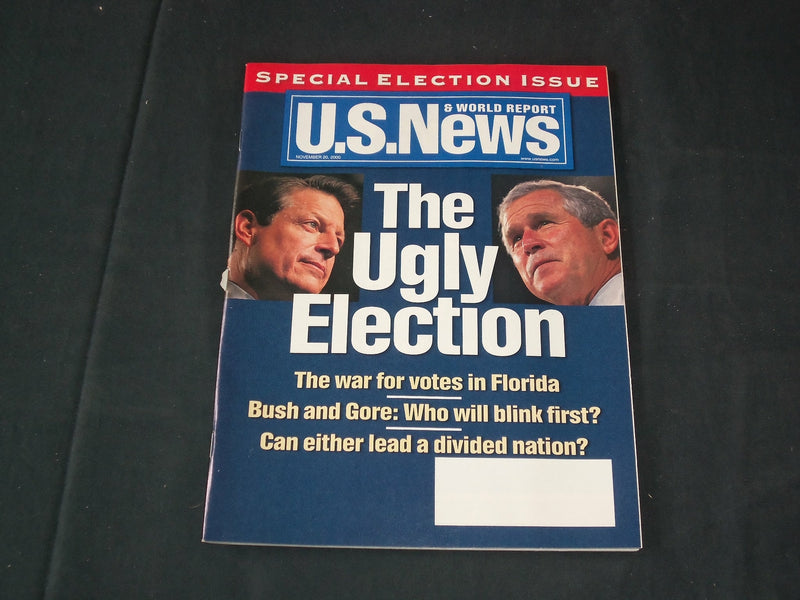 2000 NOV 20 U.S. NEWS & WORLD REPORT MAGAZINE - AL GORE & GEORGE BUSH - B 5431