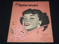 1951 MARCH THE SYRACUSAN MAGAZINE - NICE ILLUSTRATED FRONT COVER - E 4779