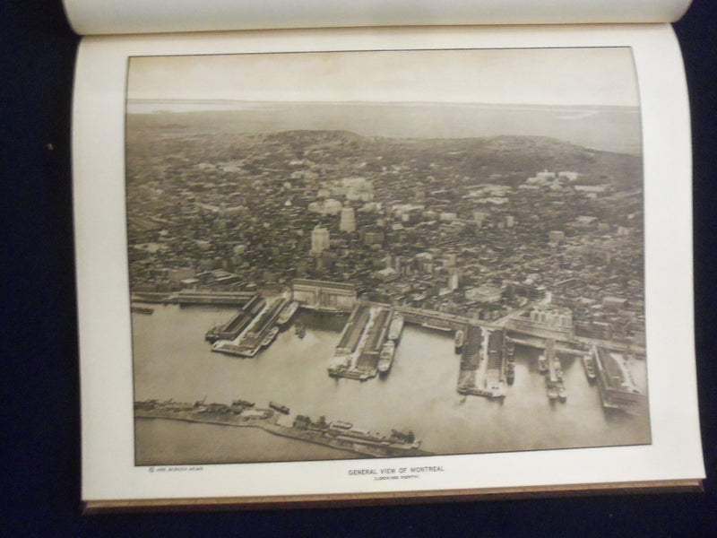 1920'S HISTORIC MONTREAL - PAST AND PRESENT HARDCOVER BOOK - KD 8306