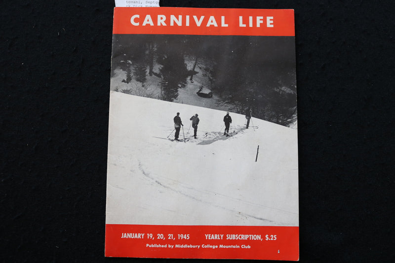 1945 JANUARY CARNIVAL LIFE MAGAZINE - MIDDLEBURY COLLEGE - K 1932