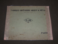 1900'S LOWCAY ET HENRY ORFEVRERIE ARGENT & METAL FRENCH CATALOGUE - FR 358