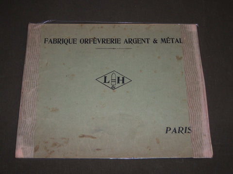 1900'S LOWCAY ET HENRY ORFEVRERIE ARGENT & METAL FRENCH CATALOGUE - FR 358
