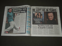 2014 AUGUST 12 NEW YORK POST NEWSPAPER - ROBIN WILLIAM DEAD - NP 2552