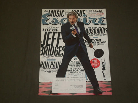2011 MAY ESQUIRE MAGAZINE - JEFF BRIDGES COVER - B 1970