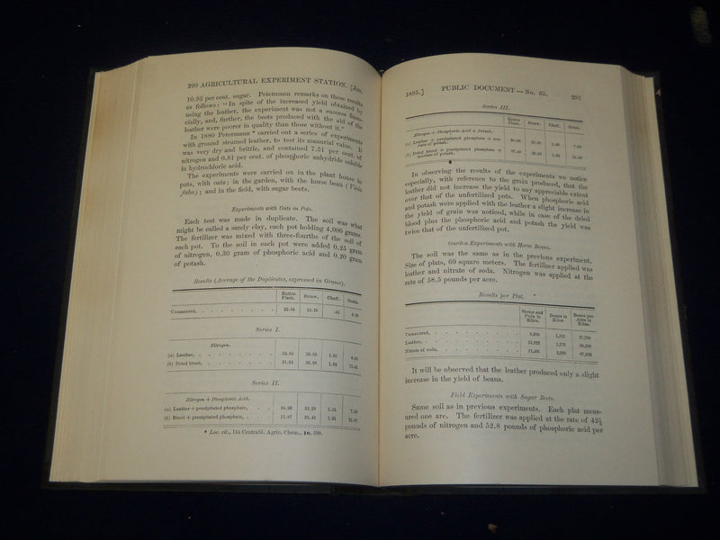 1894 STATE AGRICULTURAL EXPERIMENT STATION REPORT - AMHERST, MASS - KD 5589