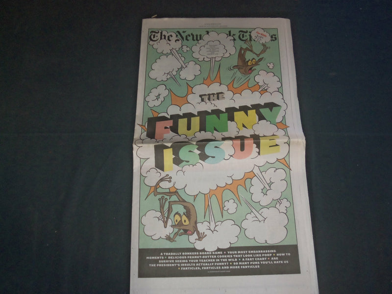 2019 MARCH 31 NEW YORK TIMES SPECIAL SECTION - THE FUNNY ISSUE - NP 4030