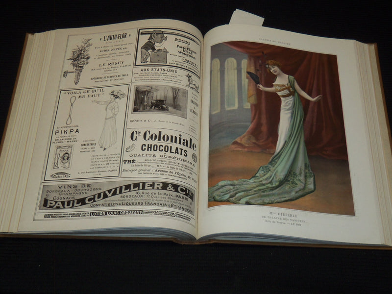 1909 JULY-DECEMBER LE THEATRE MAGAZINE BOUND VOLUME - 12 ISSUES - KD 2278L