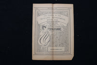 1901 HOWARD ATHENAEUM PROGRAMS - LOT OF 5 - BOSTON, MASSACHUSETTS - K 2275