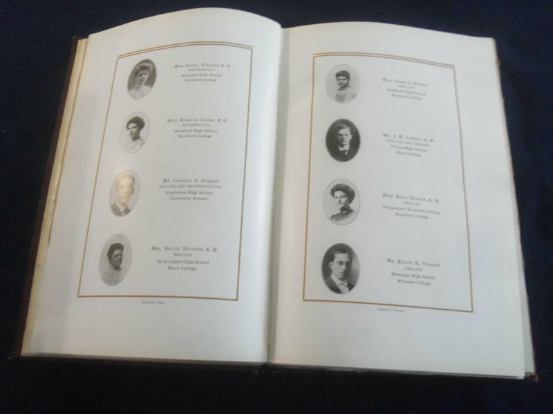 1910 THE ANNUAL ROCKFORD HIGH SCHOOL YEARBOOK - ROCKFORD, ILLINOIS - YB 2589
