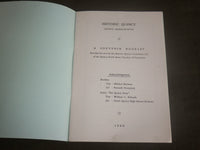 1960 HISTORICAL QUINCY CITY OF PRESIDENTS SOFTCOVER BOOK - J 7108