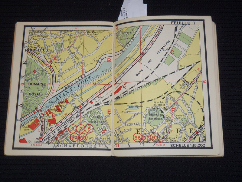 1930'S NOUVEAU BRUXELLES EN POCHE GUIDE BOOK - FRENCH - J 9523