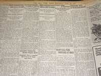 1920 MAY 15 NEW YORK TIMES - DICKINSON HALL AT PRINCETON BURNS - NT 8677