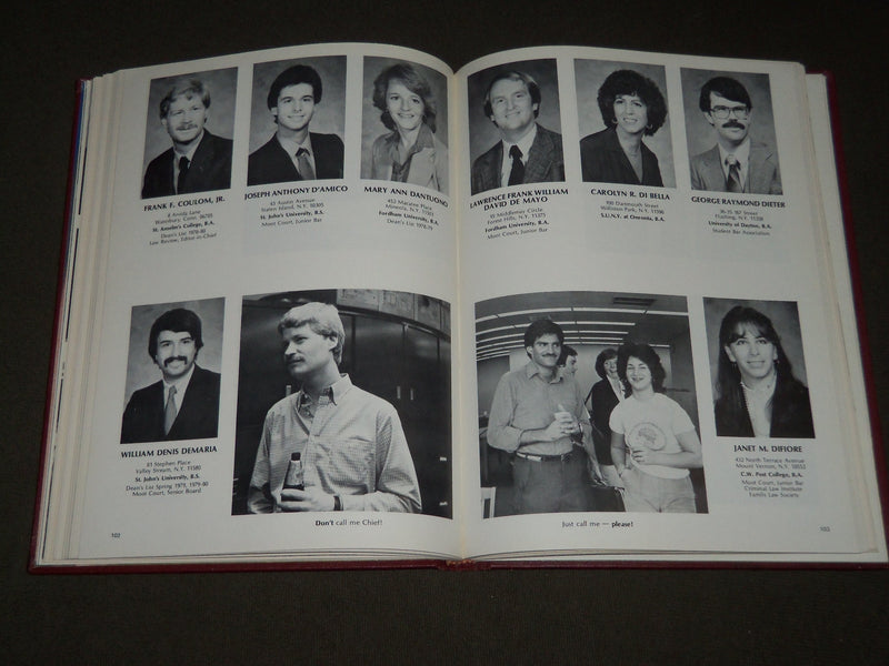 1981 RES GESTAE ST. JOHN'S UNIVERSITY SCHOOL OF LAW YEARBOOK - NEW YORK- YB 1429