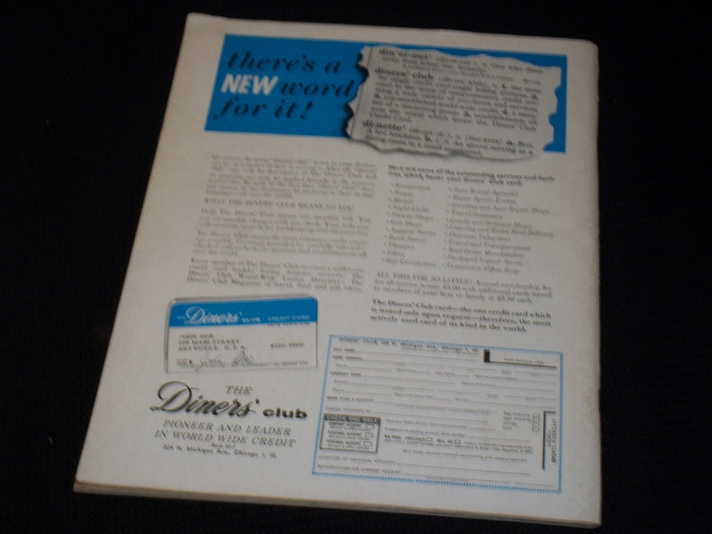1958 VOL 2 #1 SPORTS FORECAST MAGAZINE - FOOTBALL SCOUTING REPORTS - E 7945