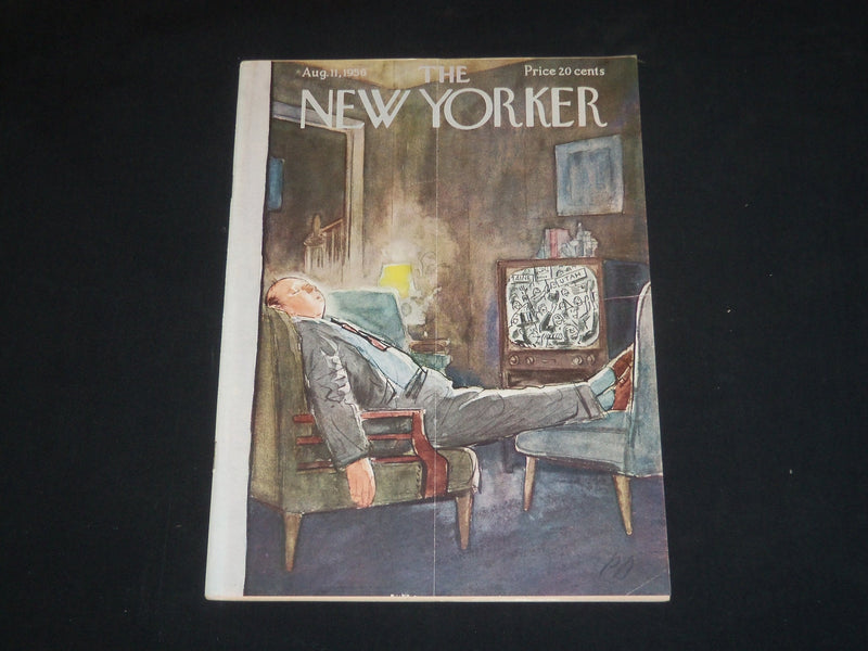 1956 AUGUST 11 THE NEW YORKER MAGAZINE - ILLUSTRATED COVER - NY 578