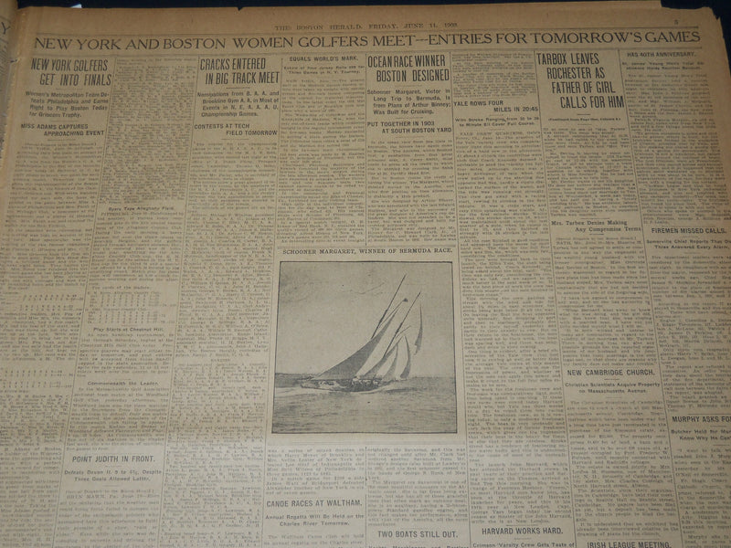 1909 JUNE 11 THE BOSTON HERALD - EDWARD EVERETT HALE DEAD AT 88 - BH 380