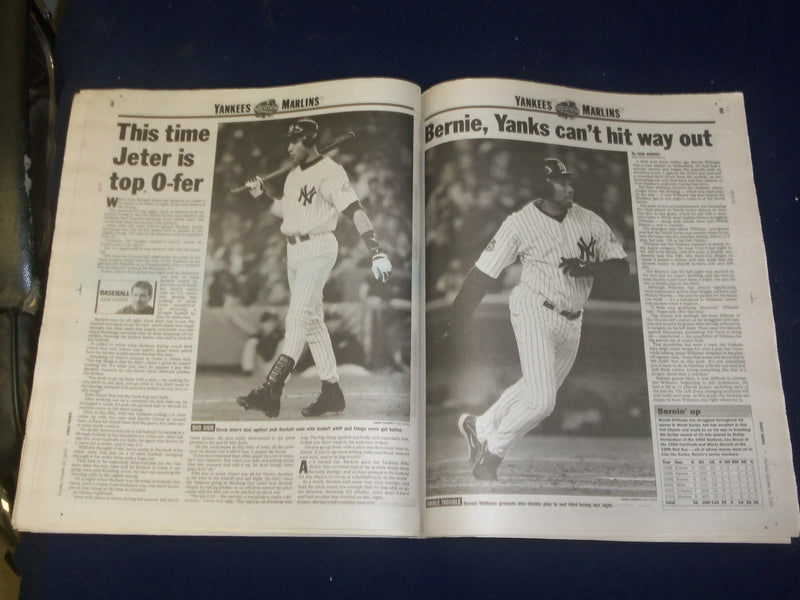 2003 OCT 26 NEW YORK DAILY NEWS NEWSPAPER - MARLINS WIN WORLD SERIES - NP 4083
