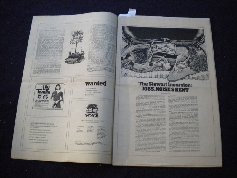 1972 HUDSON VALLEY VOICE NEWSPAPER - VOL. 1, ISSUE 1 - NP 6006