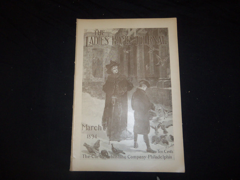 1894 MARCH LADIES' HOME JOURNAL MAGAZINE - GREAT ILLUSTRATIONS & ADS - ST 2379