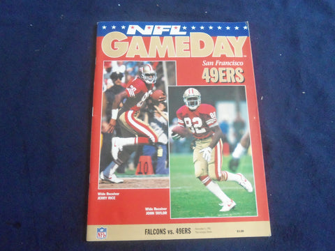 1992 NOVEMBER 9 NFL GAMEDAY MAGAZINE - ATLANTA FALCONS VS. SF 49ERS - SP 4834F