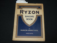 1916 RYZON BAKING BOOK BY MARION HARRIS NEIL - HARDCOVER - KD 7521