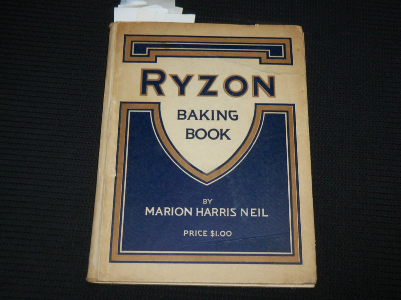 1916 RYZON BAKING BOOK BY MARION HARRIS NEIL - HARDCOVER - KD 7521