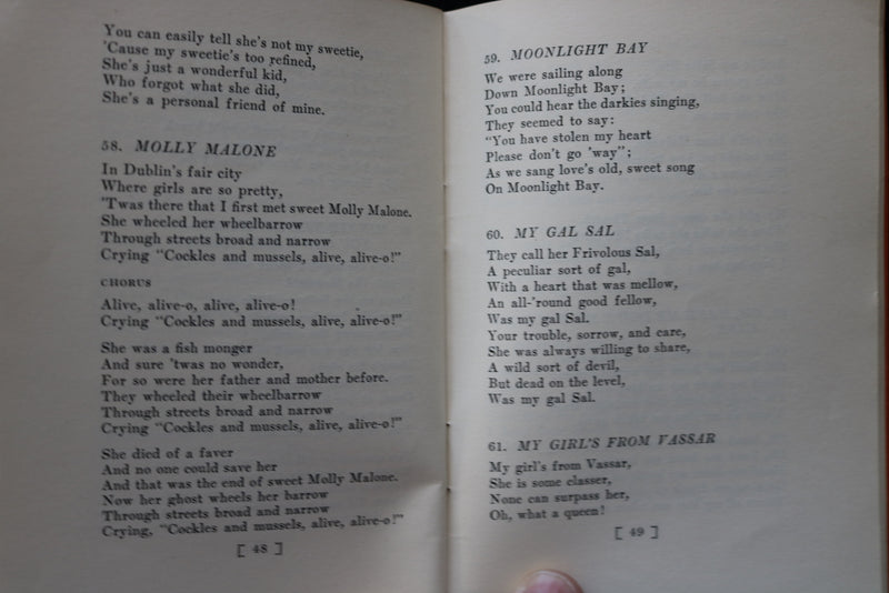 1948 PRINCETON CAMPUS SONGS - SOFTCOVER BOOK - K 1983