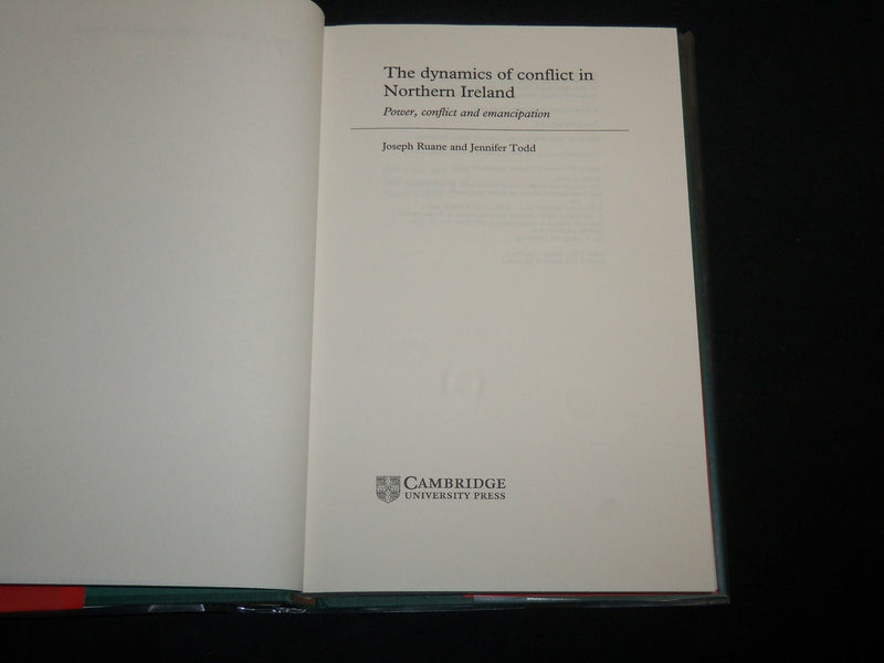 1996 THE DYNAMICS OF CONFLICT IN NORTHERN IRELAND HARDCOVER BOOK - KD 6922